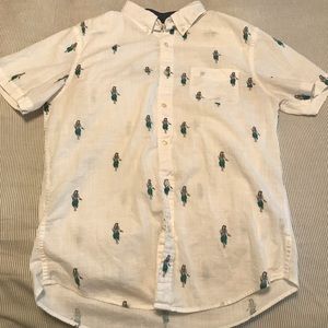 Sonoma Hula Dancer Short Sleeve Button Up Shirt
